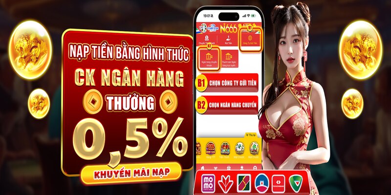 Nạp tiền nhanh gọn với 6 bước